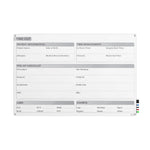 Ghent Harmony OR Time Out Glass Dry-Erase Whiteboard, 18"H x 24"W (GRPHMYRN12T-18)