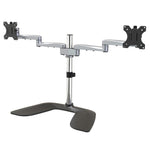 StarTech Dual Monitor Stand, For Up to 32" Monitors, Black/Silver (ARMDUALSS)