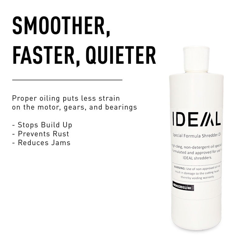 IDEAL Special Lubricating Shredder Oil, 16 oz., 4/Pack (IDEACCED21/4H)