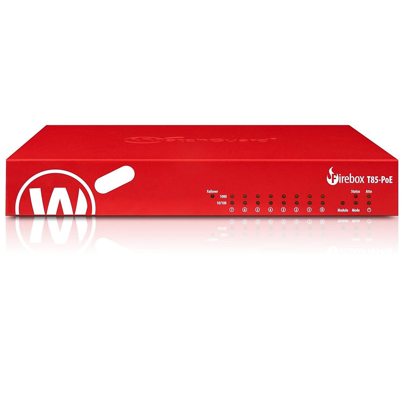 WatchGuard Firebox T85 Network Security/Firewall Appliance, Desktop (WGT85001-US)