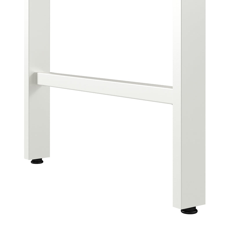 Bush Business Furniture Hustle 60"W Computer Desk and Storage Cabinet with Drawers and Shelves, Natural Elm (HUS009NE)