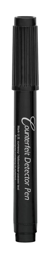 Dri Mark Pocket Counterfeit Pens, Black, 24/Carton (351B24S)