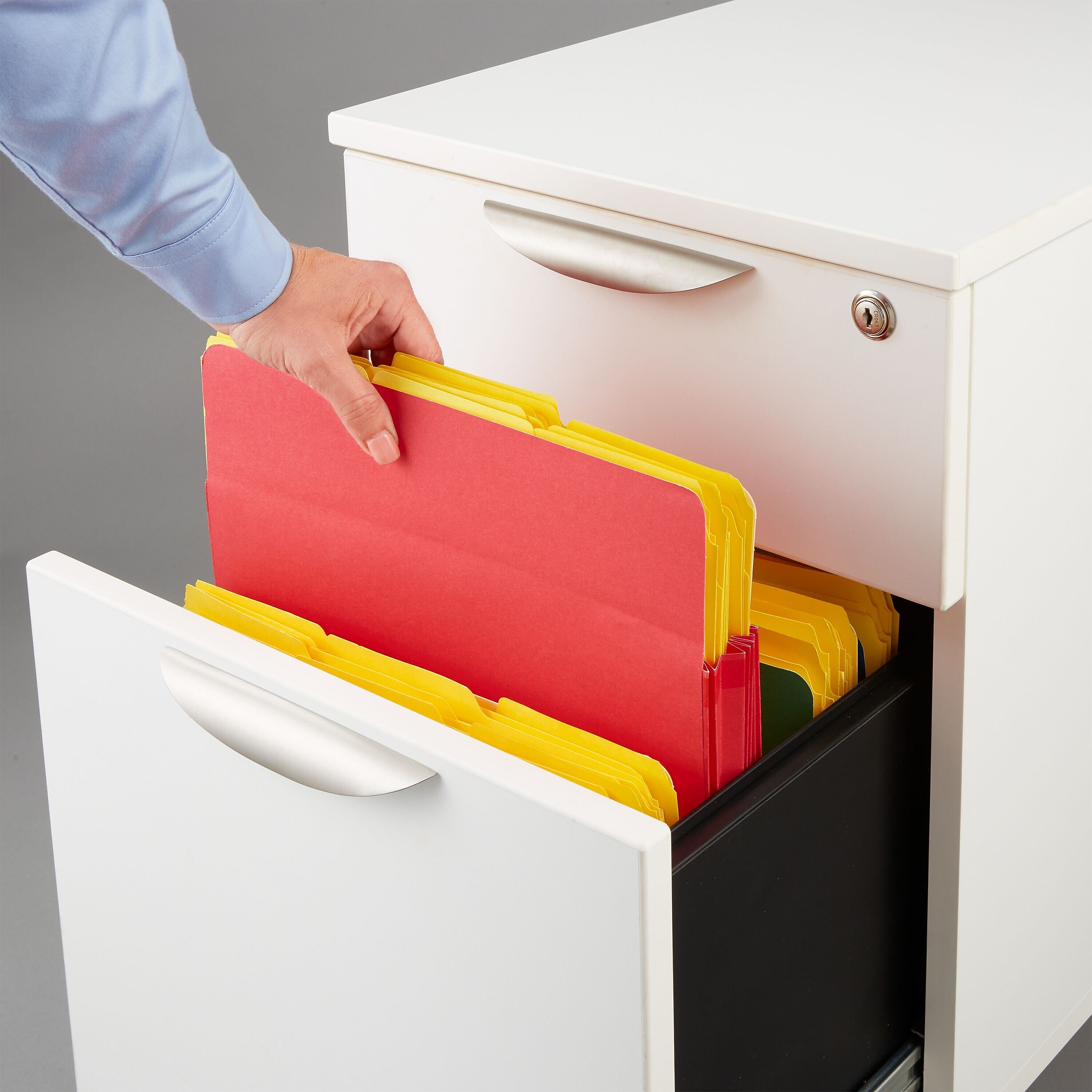 Staples File Pockets, 5.25" Expansion, Letter Size, Assorted Colors, 5/Pack (TR765503)