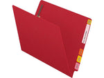 Medical Arts Press Reinforced End Tab File Folder, Straight Cut, Letter-Size, Red, 50/Box (S-01501-RED)