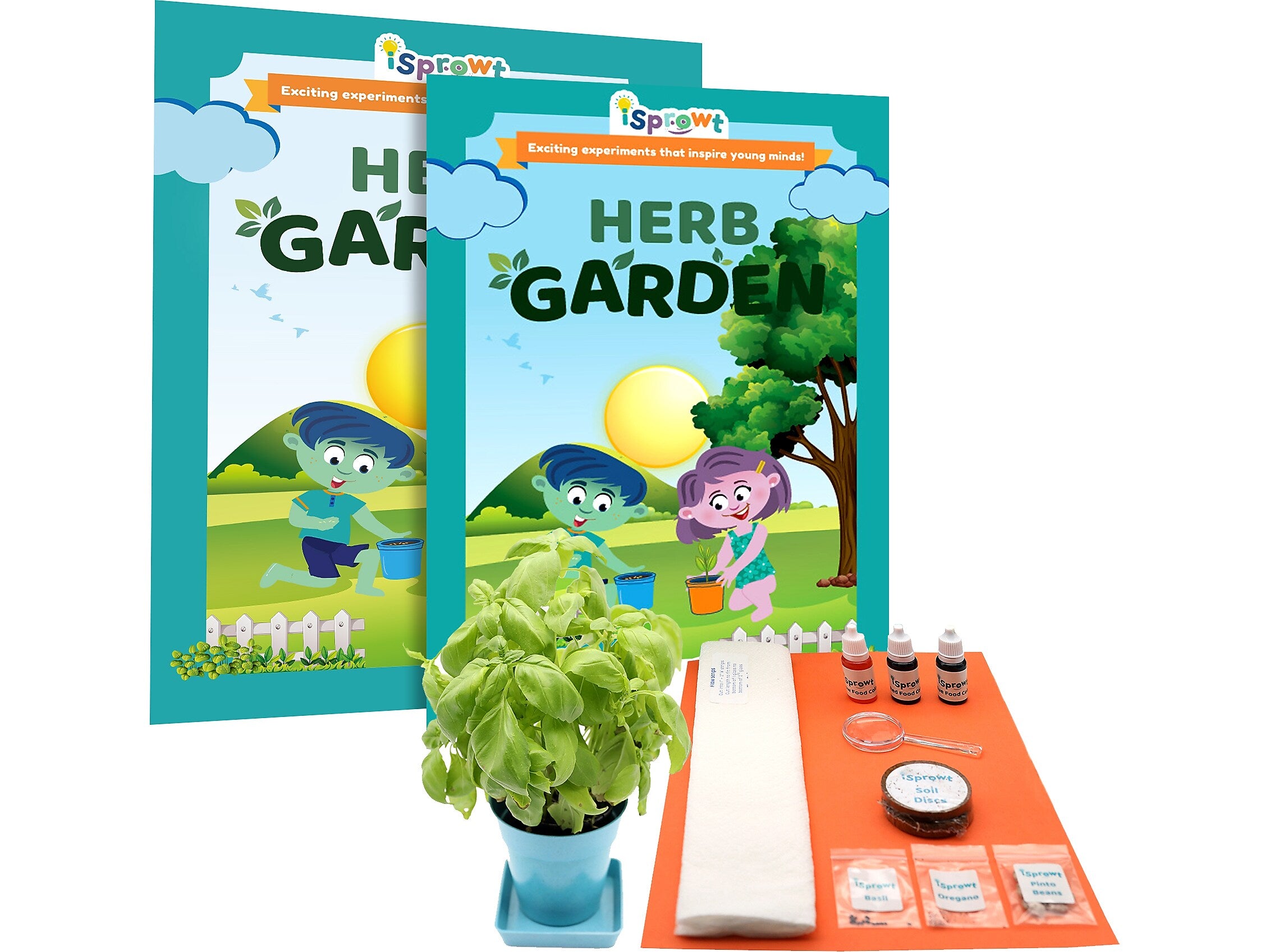 iSprowt Herb Garden Kit, Multicolor (785459614434)