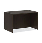 Alera Valencia Series Straight Front Desk Shell, 47 1/4w X 29 1/2d X 29 1/2h, Espresso