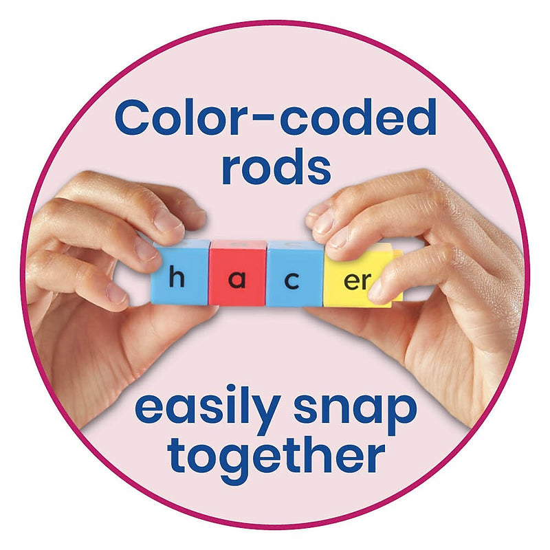 hand2mind Reading Rods in Spanish Prefixes & Suffixes (95396SP)
