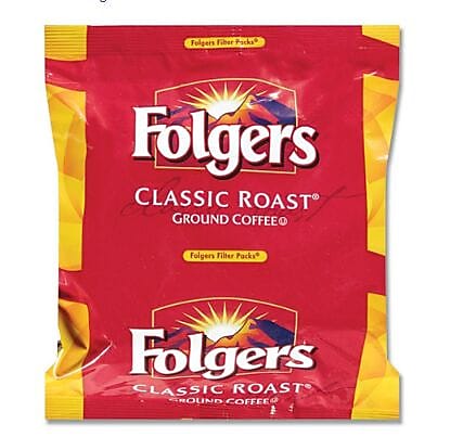 Folgers Coffee Filter Packs, Regular, 1.05 oz Filter Pack, 40/Ct