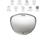 Nine Stars Stainless Steel Sensor Trash Can, 13.2-Gallon, Silver (DZT-50-29SL)