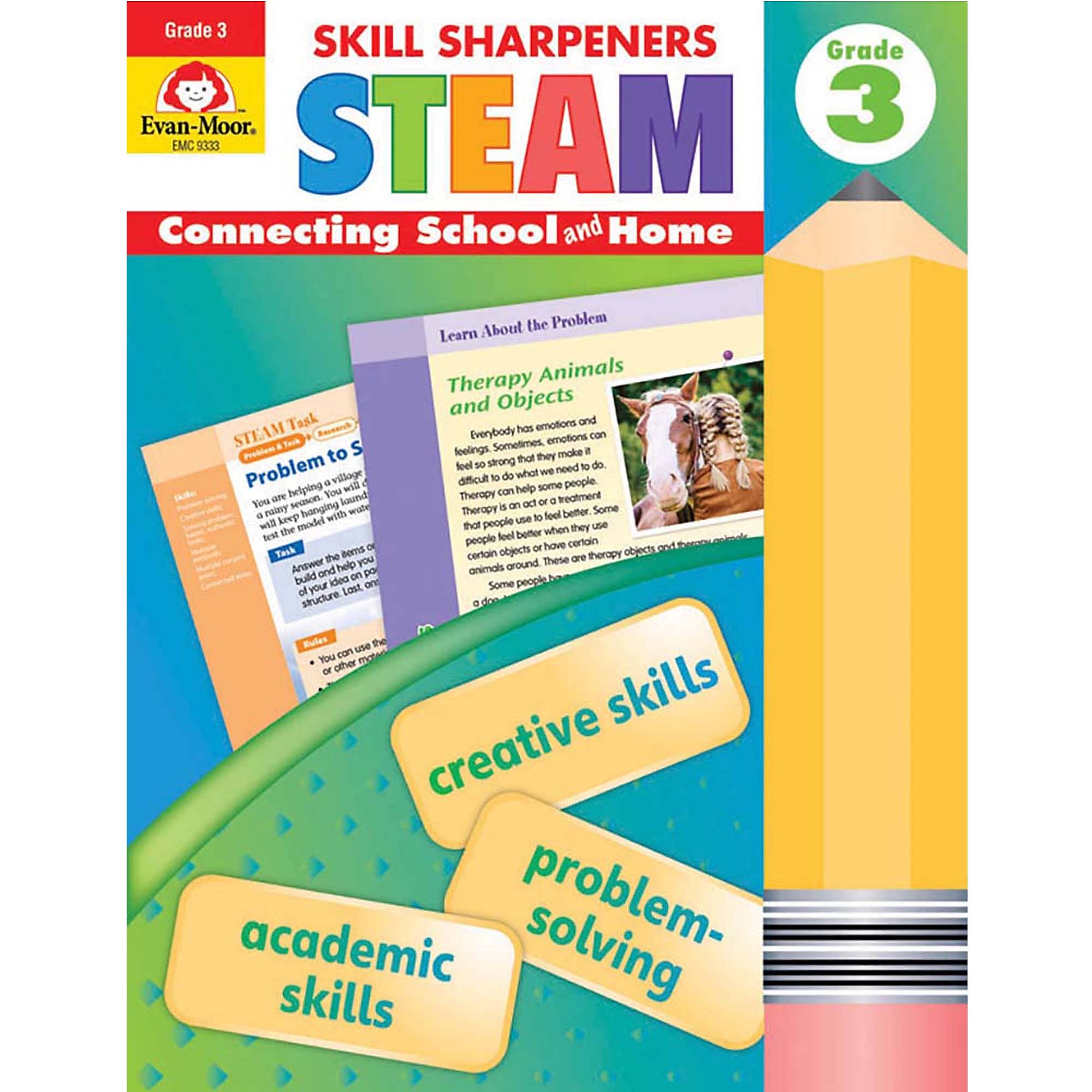 Evan-Moor Educational Publishers Skill Sharpeners STEAM, Grade 3 (EMC9333)