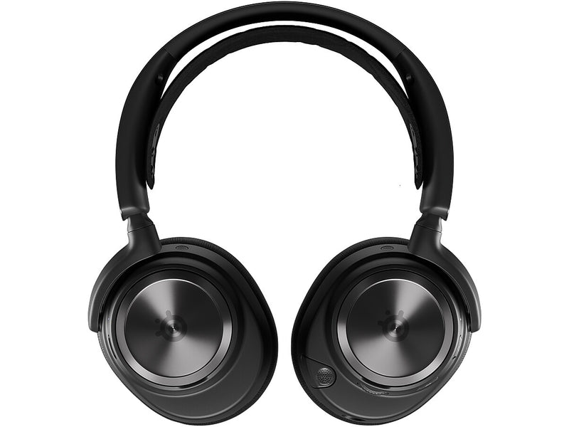 SteelSeries Arctis Nova Pro Wireless Active Noise Canceling Bluetooth Stereo Gaming Over-the-Ear Headset, Black (61521)