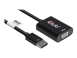 Club 3D 0.75' Display Port to SVGA Audio/Video Monitor Cable, Black (CAC-2013)