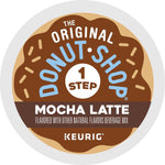 The Original Donut Shop One-Step Mocha Latte Coffee, Keurig K-Cup Pod, Dark Roast, 20/Box, 4 Boxes/Carton (381793CT)