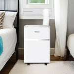 Whirlpool 115-Volt 8000 BTU (5500 BTU DOE) Portable Air Conditioner with Remote, White (WHAP081BWC)