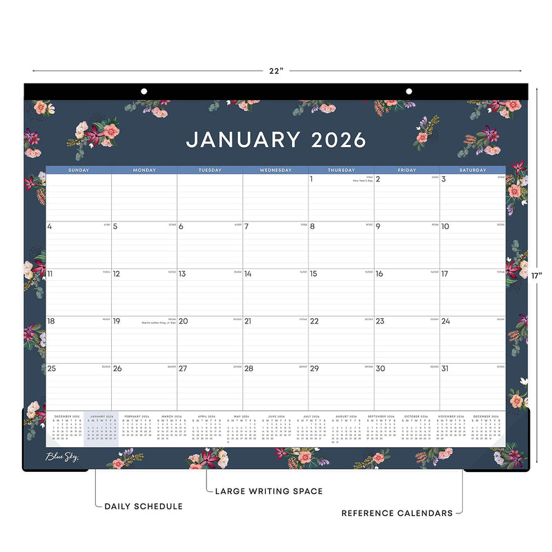 2026 Blue Sky Ashlyn 22" x 17" Monthly Desk Calendar (148618-26)