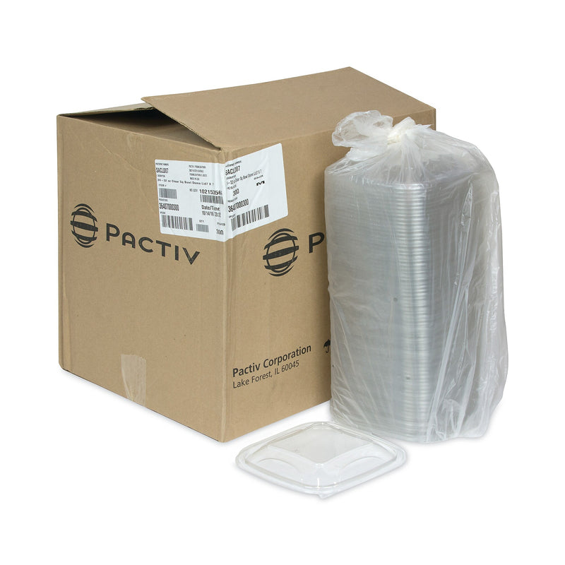 LID,24-32OZ SQ BWL,CLR