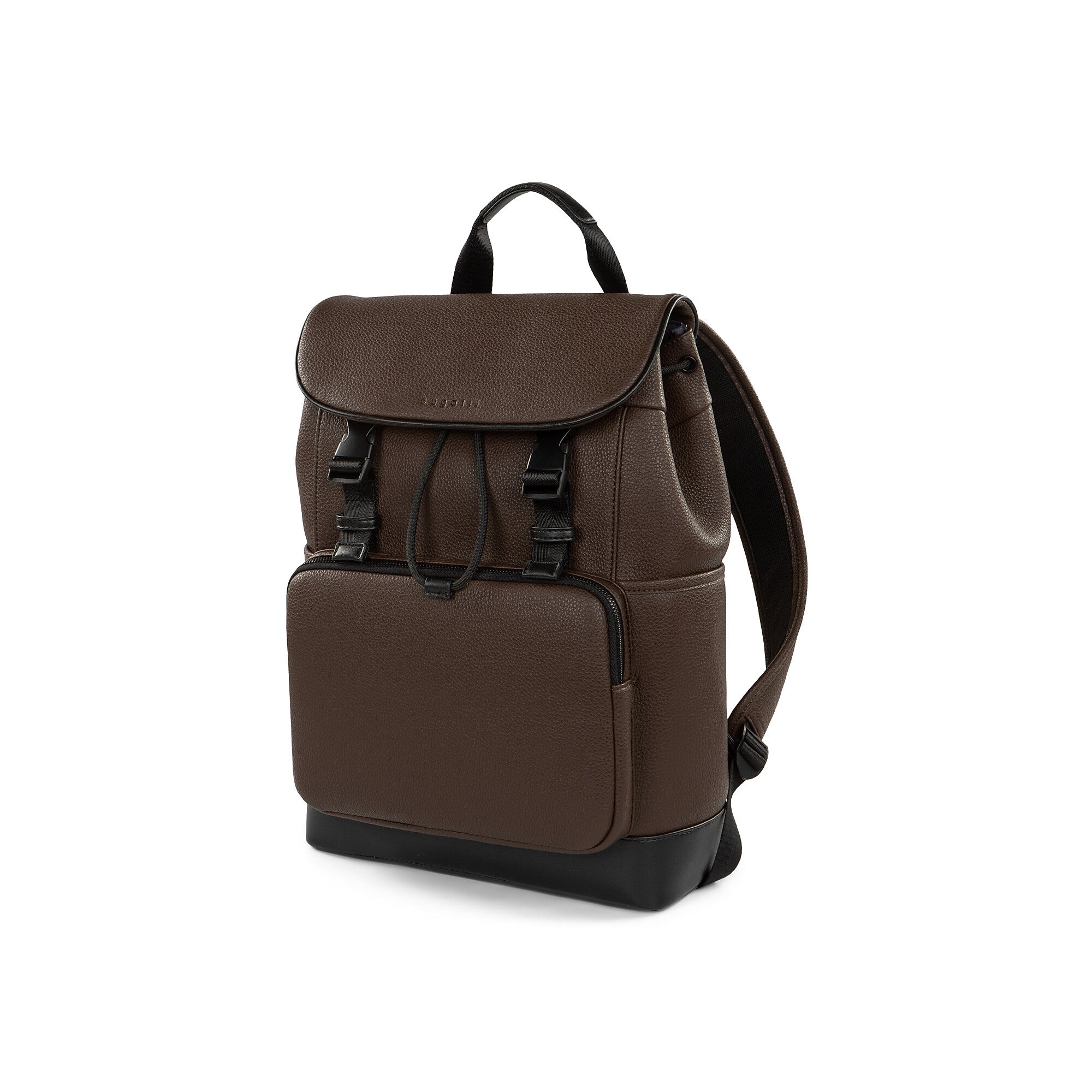 Bugatti Central Laptop Backpack, Medium, Brown (BKP2434BU-BROWN)
