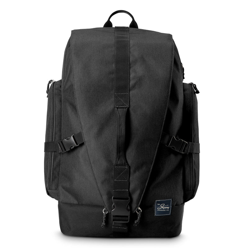 Skyway Luggage Rainier Weekender Backpack, Crater Black (505-40-001-BKP)