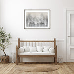 Amanti Art Trees on Gray by Kate Bennett Wood Framed Wall Art Print, 41" x 30" (A42675535020)