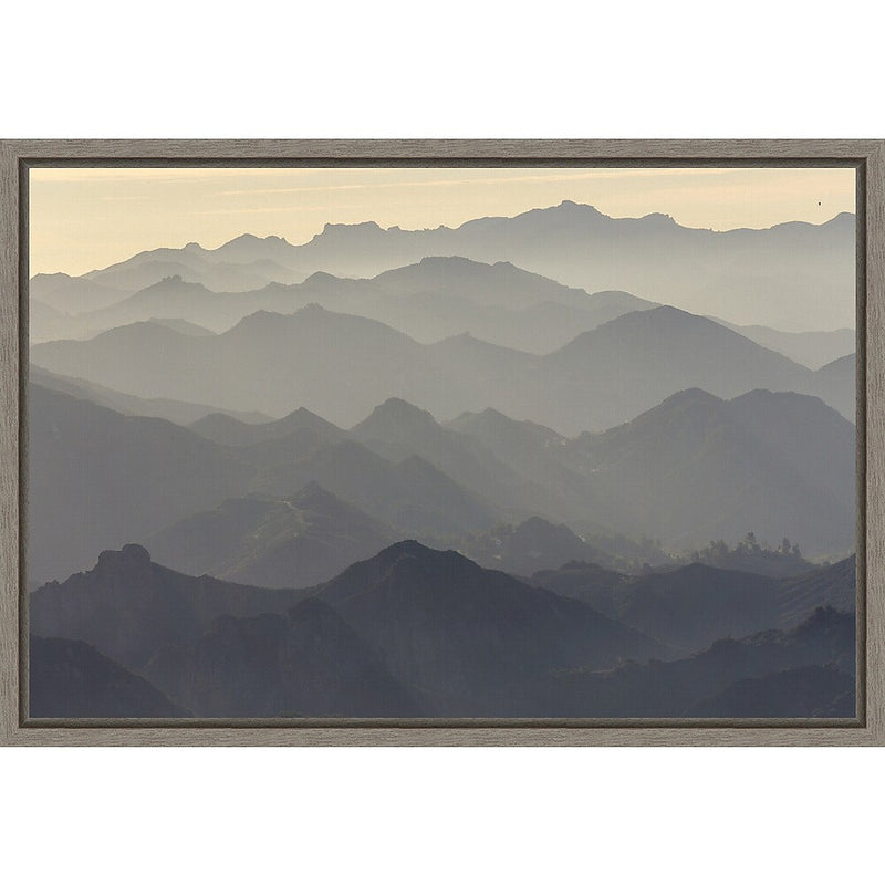 Amanti Art Santa Monica Mountains by Rob Sheppard Danita Delimont Framed Canvas Wall Art Print, 23" x 16" (A42675048043)