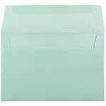 JAM Paper A9 Booklet Envelope 5 3/4" x 8 3/4", Aqua Blue, 100/Pack (157461d)