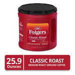 Folgers Classic Roast Ground Coffee, Medium Roast, 25.9 oz. Canister (SMU02042/2550030407)