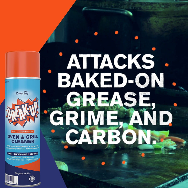 Break-Up Professional Kitchen & Oven Cleaner, 19 oz., 6/Carton (CBD991206)