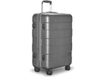 Solo New York Re:serve 26" Hardside Suitcase, 4-Wheeled Spinner, Gray (UBN922-10)