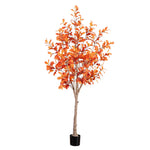 Nearly Natural 8' Autumn Oak Artificial Fall Tree (T4809)