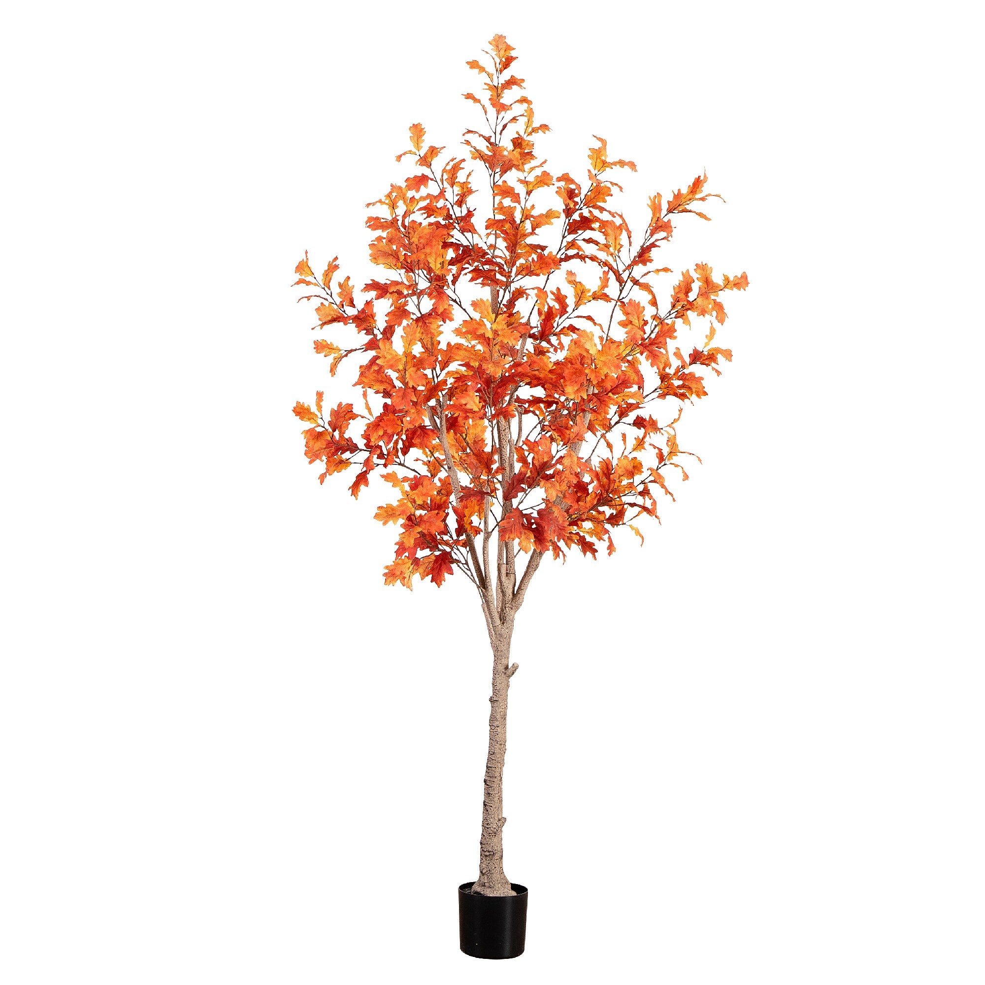 Nearly Natural 8' Autumn Oak Artificial Fall Tree (T4809)