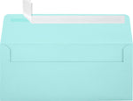 JAM Paper #10 Self Seal Booklet Envelopes, 4 1/8" x 9 1/2", Seafoam Blue, 50/Pack (LUX-4860-113-50)