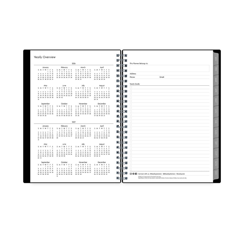 Planning Calendar Notes BS Enterprise PP 5.875x8.625 RY26 Wkly/Mthly Safety Wirebound -