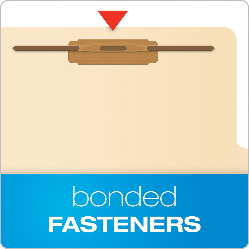 Pendaflex Classification Folder, 2-Dividers, 2 1/2" Expansion, Letter Size, Manila, 10/Box (24000P)