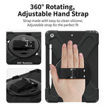 CODi Rugged Polycarbonate/Silicone Case for 10.2" iPad Gen 7/8/9, Black (C30705065)