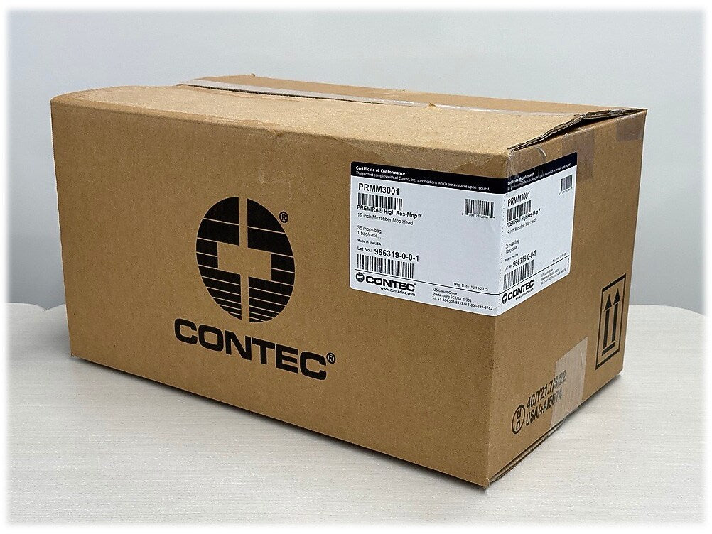 Contec High Res Microfiber Mop & Bucket, Gray, /Box (PRMM3001)