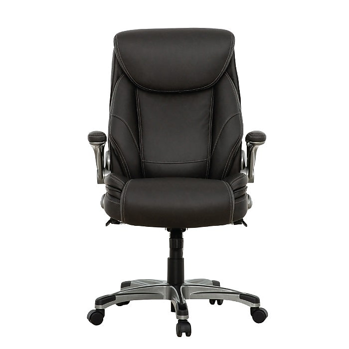 Sealy Posturepedic Axel Swivel Executive Office Chair, Dark Grey (64626)