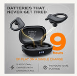 Treblab X3-Pro Bluetooth Wireless Earbuds with Earhooks, Charging Case (X3-PRO-W)
