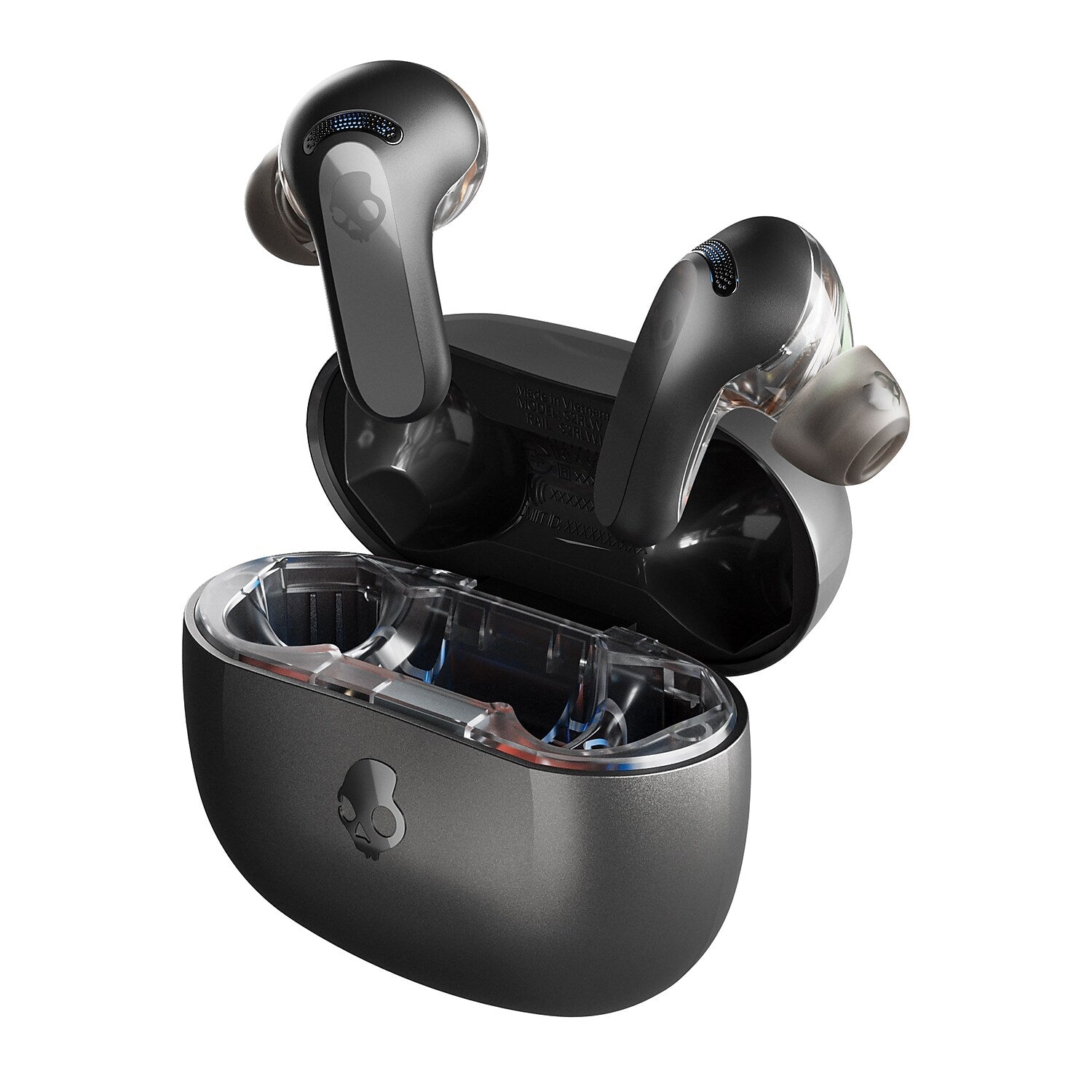 Skullcandy Rail True Wireless Active Noise Canceling Earbuds, Bluetooth, True Black (S2IPW-P740)