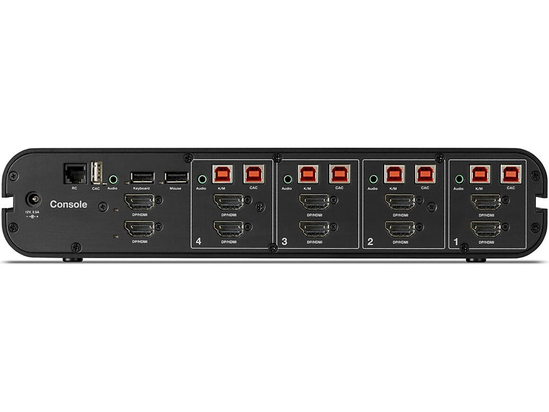 Belkin Universal 2nd Gen F1DN204KVM-UN-4 USB DisplayPort HDMI 4-Port KVM Switch