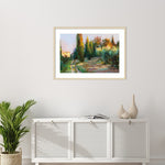 Amanti Art Villa Landscape by Christine Debrosky Wood Framed Wall Art Print, 41" x 30" (A42675643496)