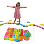 Bintiva Wood Obstacle Course Balance Path, 17/Pack (BNVNMBROBSTC)
