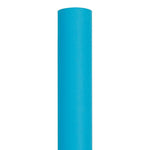 JAM Paper Short Mini Roll Wrapping Paper, 26.3 sq. ft., Peacock Blue, 2/Pack(277013534263a)