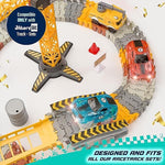 JitteryGit XTRA 2 RACERS Cars for Race Track & Glow In The Dark Trax, Red/Blue (000860009329522)