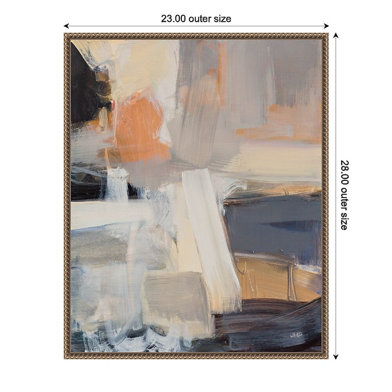 Amanti Art Beale Street Abstract I by Julia Purinton Framed Canvas Wall Art Print, 23" x 28" (A42678299749)
