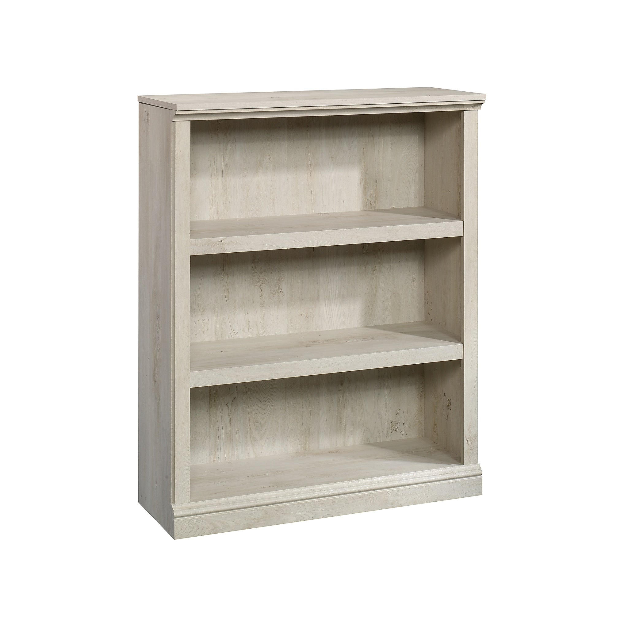 Sauder Select 44"H 3-Shelf Bookcase, Chalked Chestnut (423032)