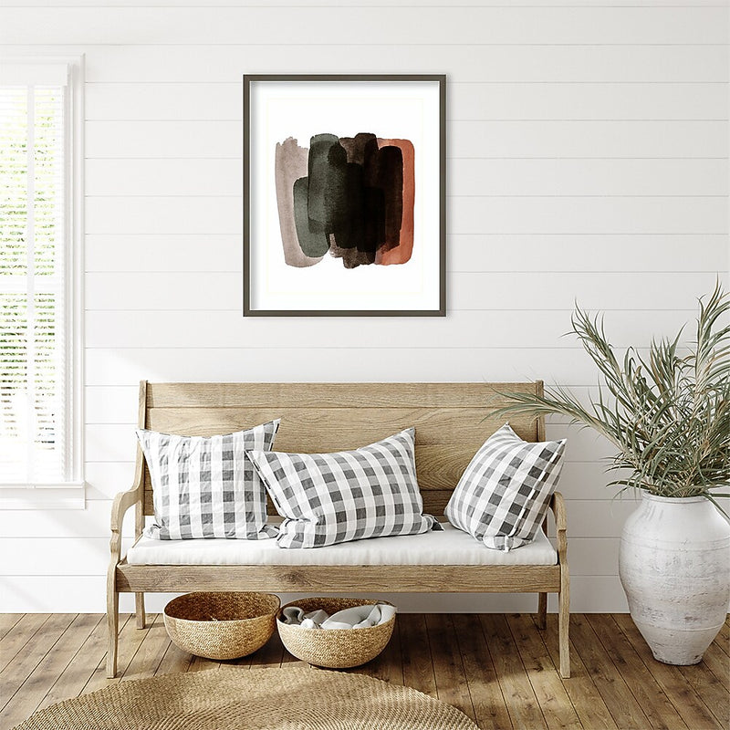 Amanti Art Warm Abstract I by Amy Lighthall Wood Framed Wall Art Print, 28" x 33" (A42675508048)