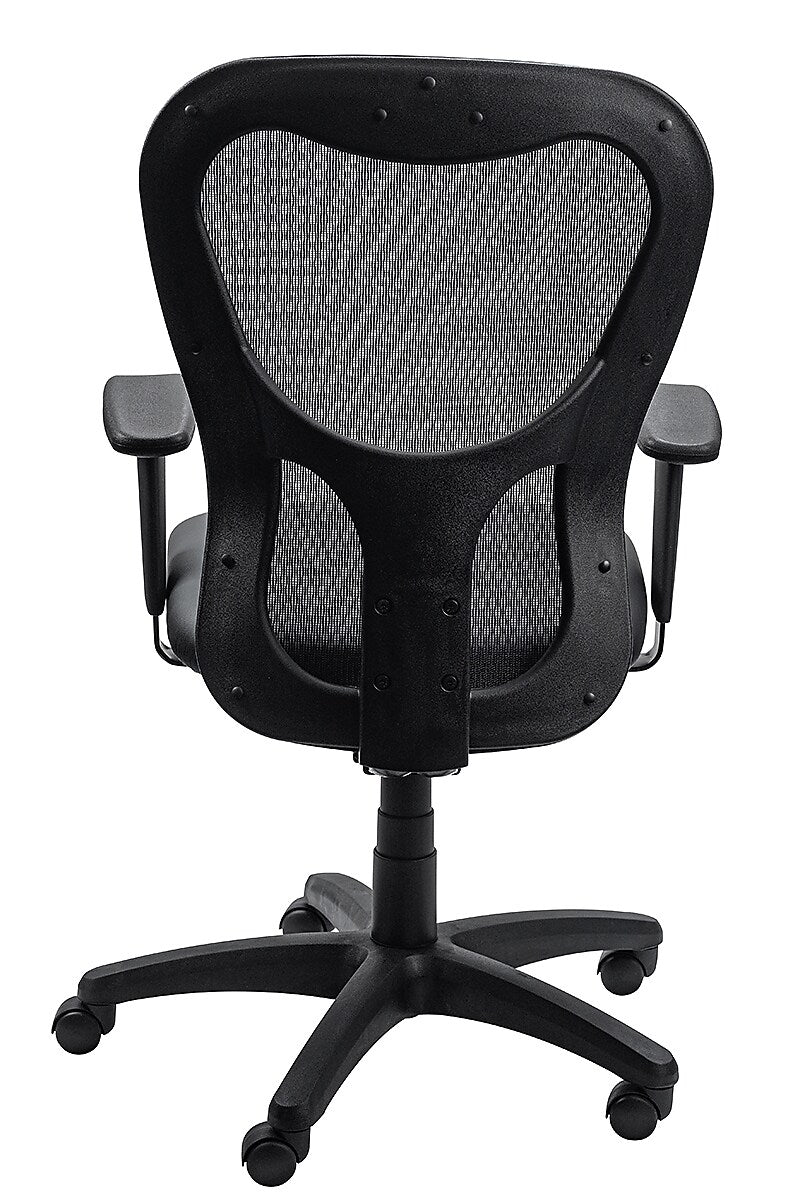 Tempur-Pedic Ergonomic Vinyl Swivel Manager Chair, Black (TP9000-DBLKV)