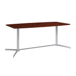 Bush Business Furniture 72"W x 36"D Boat Shaped Conference Table, Hansen Cherry (99TBM72HCSVK)