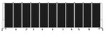 National Public Seating Robo Series 11-Panel Folding Mobile Room Divider, 72"H x 256"W, Black Fabric (RDG6-11PT10)