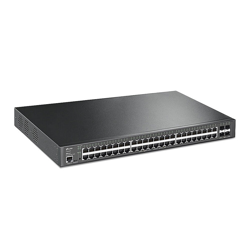 TP-Link JetStream 48-Port Gigabit PoE Managed Switch, 10 Gbps, Black (SG3452XP)